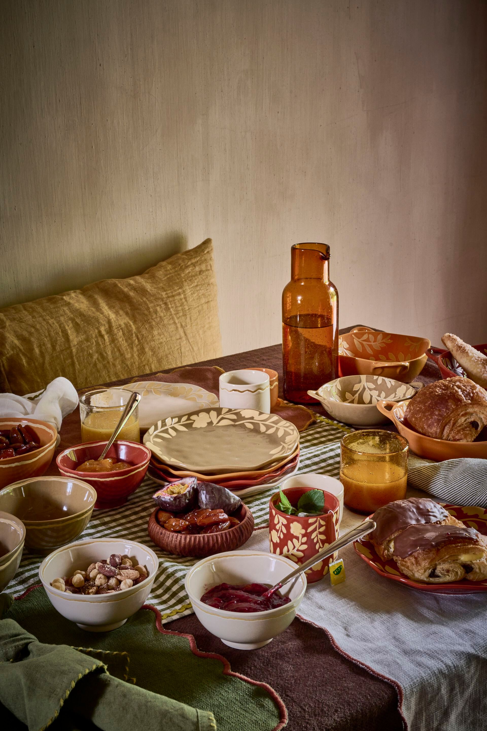 Runner in lino POMAX Olive ARCH-00150075 - Вид №2