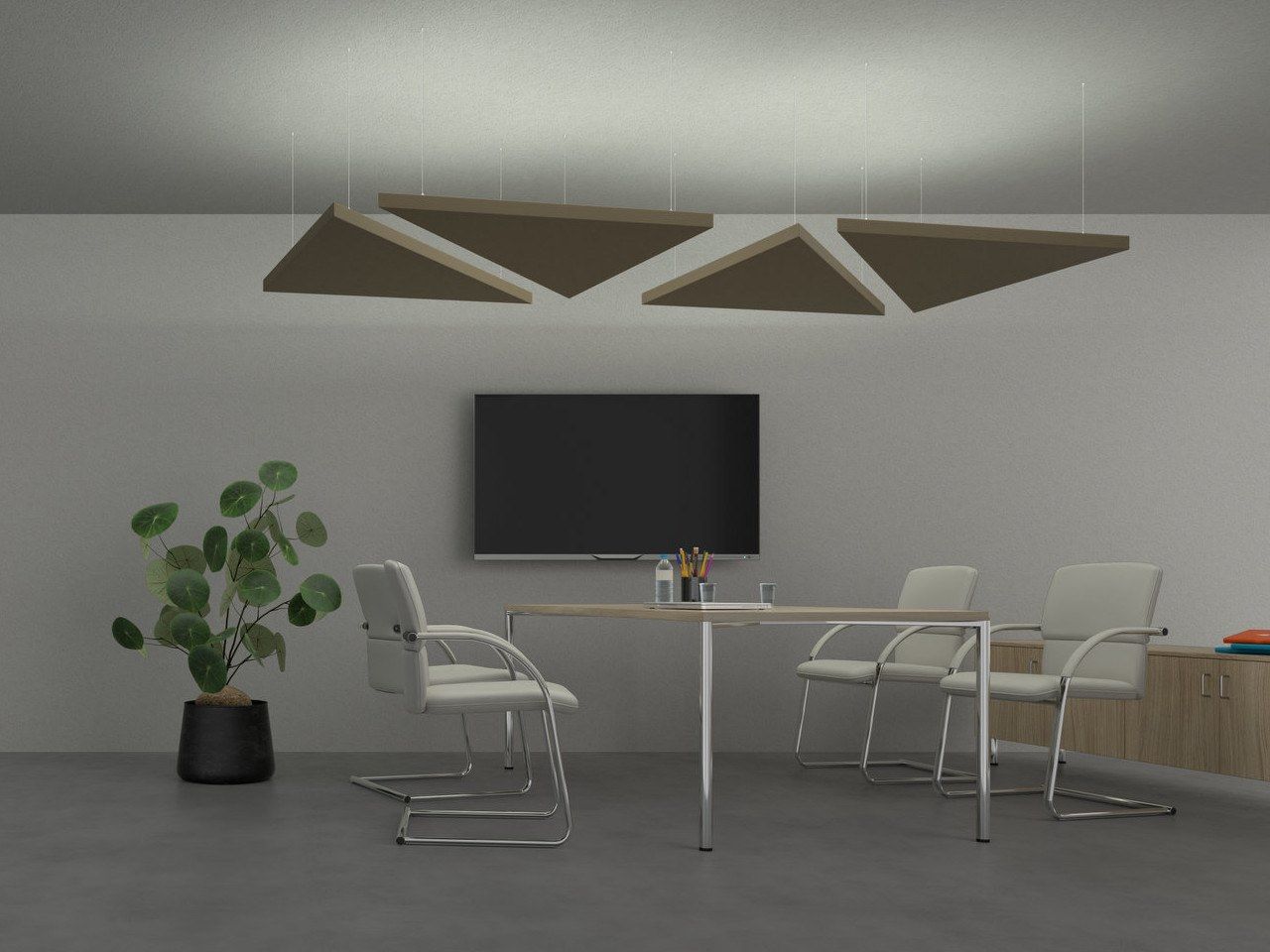 Подвесная акустическая панель / подвесной светильник Caruso Acoustic SAIL ARCH-00075510 - Вид №3