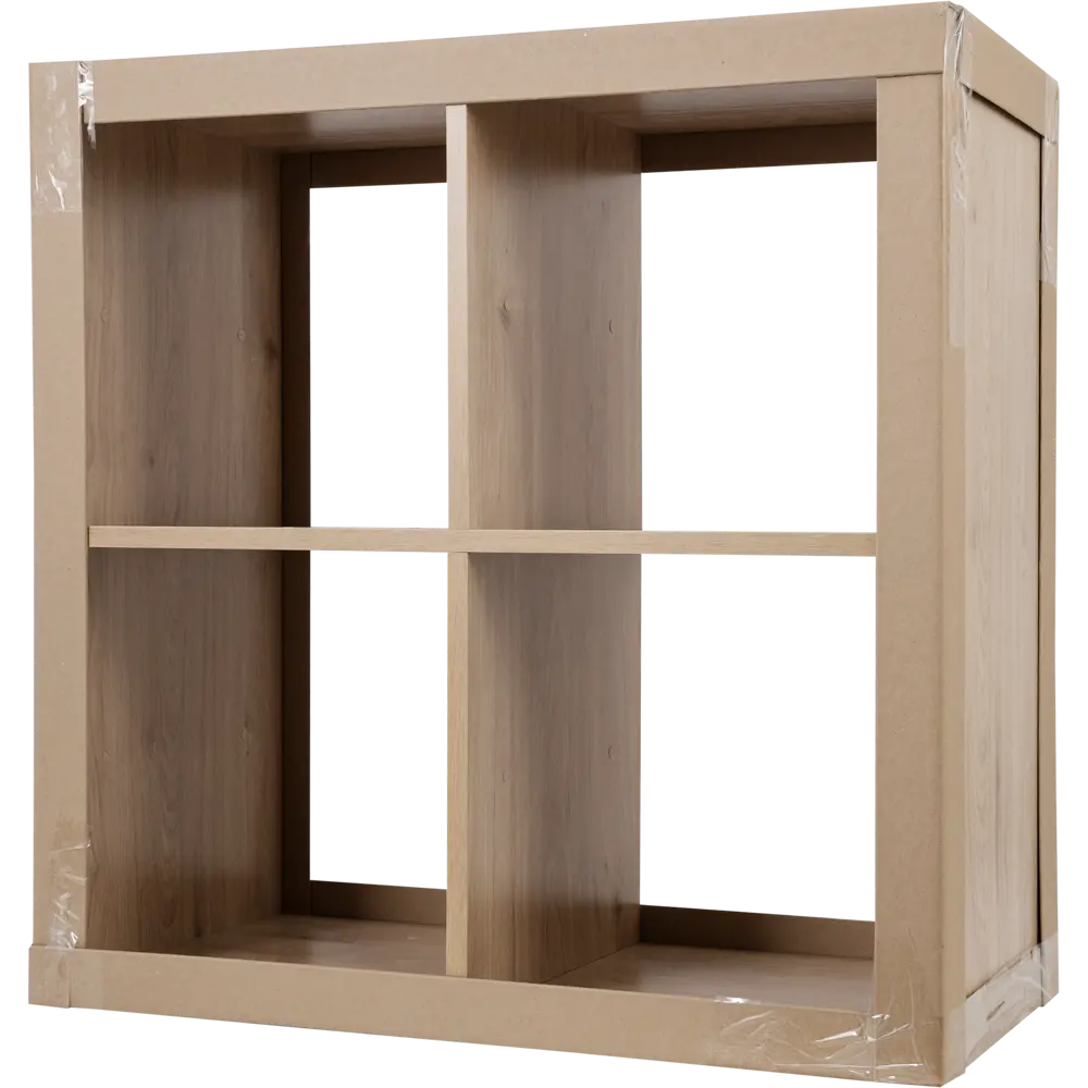 Стеллаж SPACEO KUB 2x2К, 70х70х31,7 см, цвет дуб STLM-2122011 - Вид №4