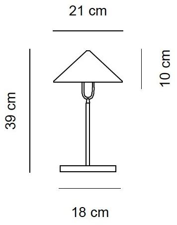 Alma light Настольная лампа из железа с абажуром из алебастра Fuji 2070 - Вид №4