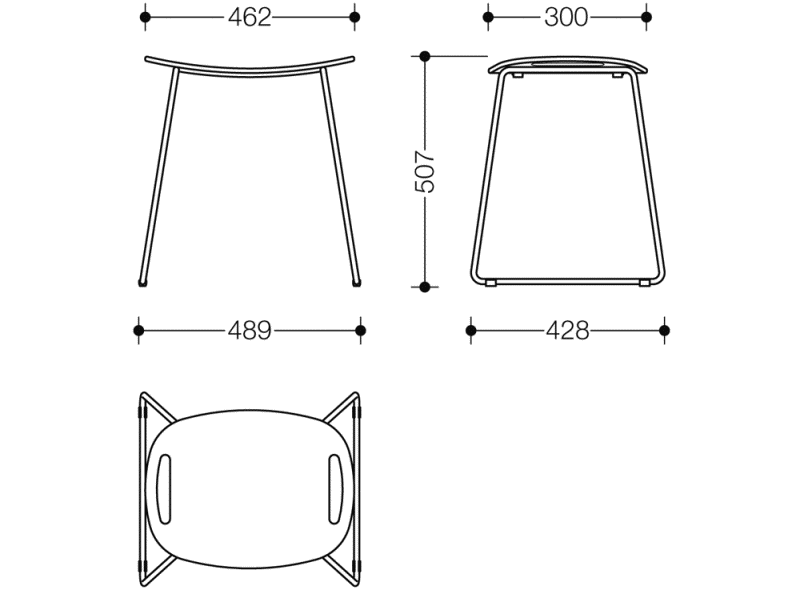 950.51.30098 табурет для душа HEWI System 900 - Вид №18