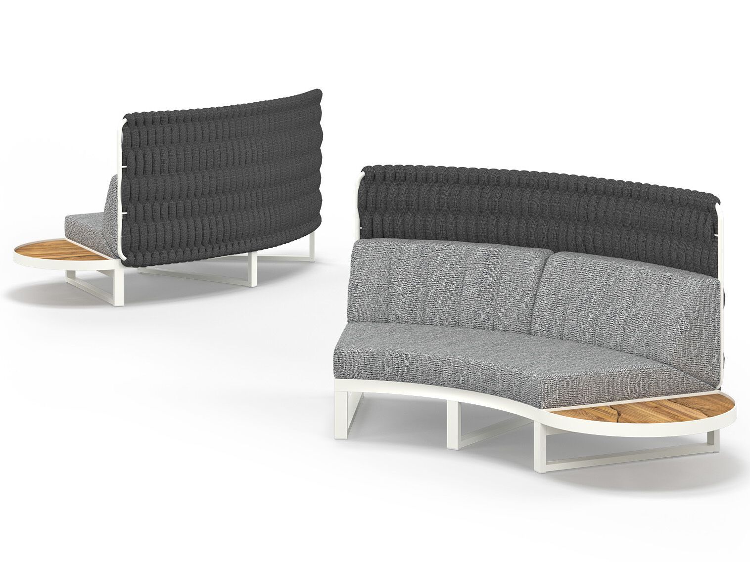 Модульный изогнутый садовый диван из ткани MAMAGREEN Munia ARCH-00036922 - Вид №5