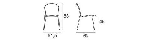Стальной садовый стул emu Ronda X ARCH-00013404 - Вид №5