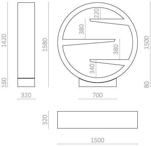 Staygreen Самонесущий книжный шкаф из крафт-бумаги sun-id-1443589 - Вид №11
