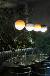 086093 Люстра 13 - 24V зеленая длинный шнур Marset Dipping Light