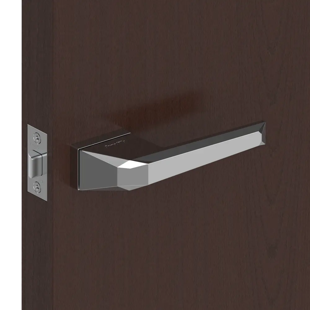 Ручка дверная Armadillo Stone UCS без запирания ЦАМ гальваническое покрытие цвет хром STLM-2078385 - Вид №5