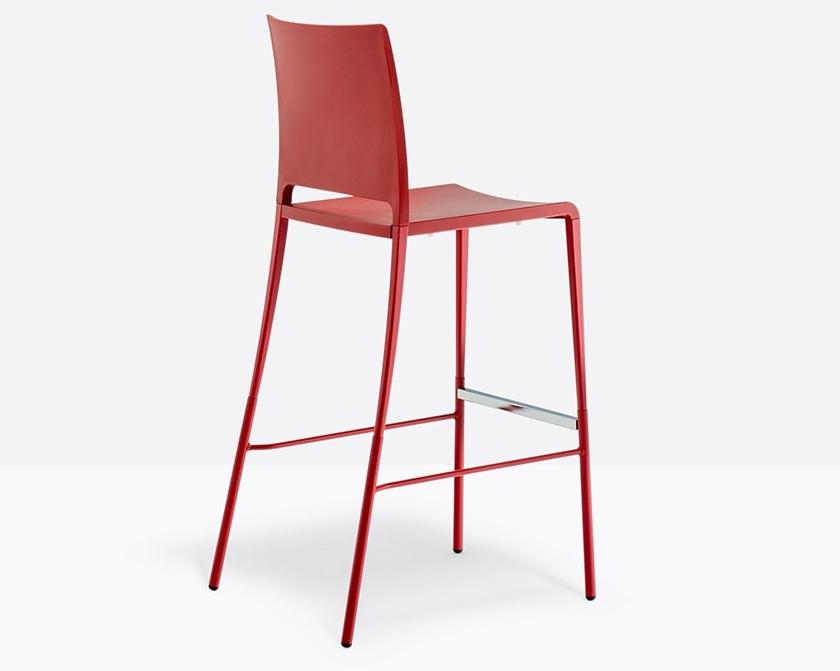 Pedrali Табурет высокий полипропиленовый с подставкой для ног Mya 716 - Вид №5