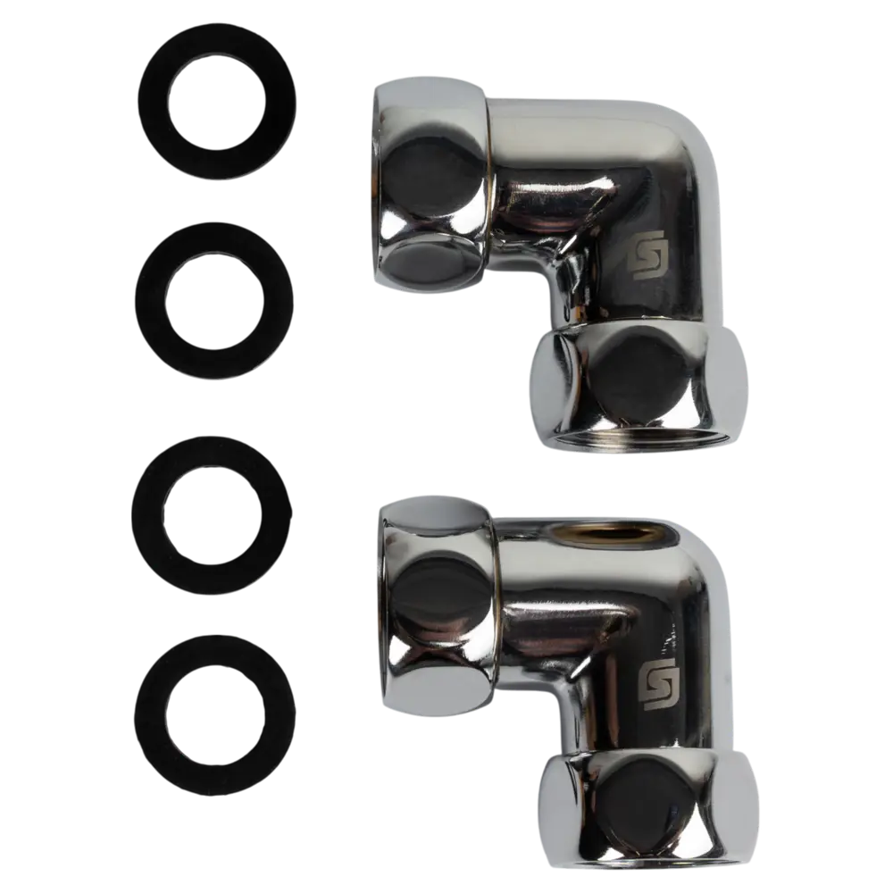 Соединитель для полотенцесушителя угловой 3/4"x3/4" 2 шт Santreyd STLM-2146291 - Вид №2