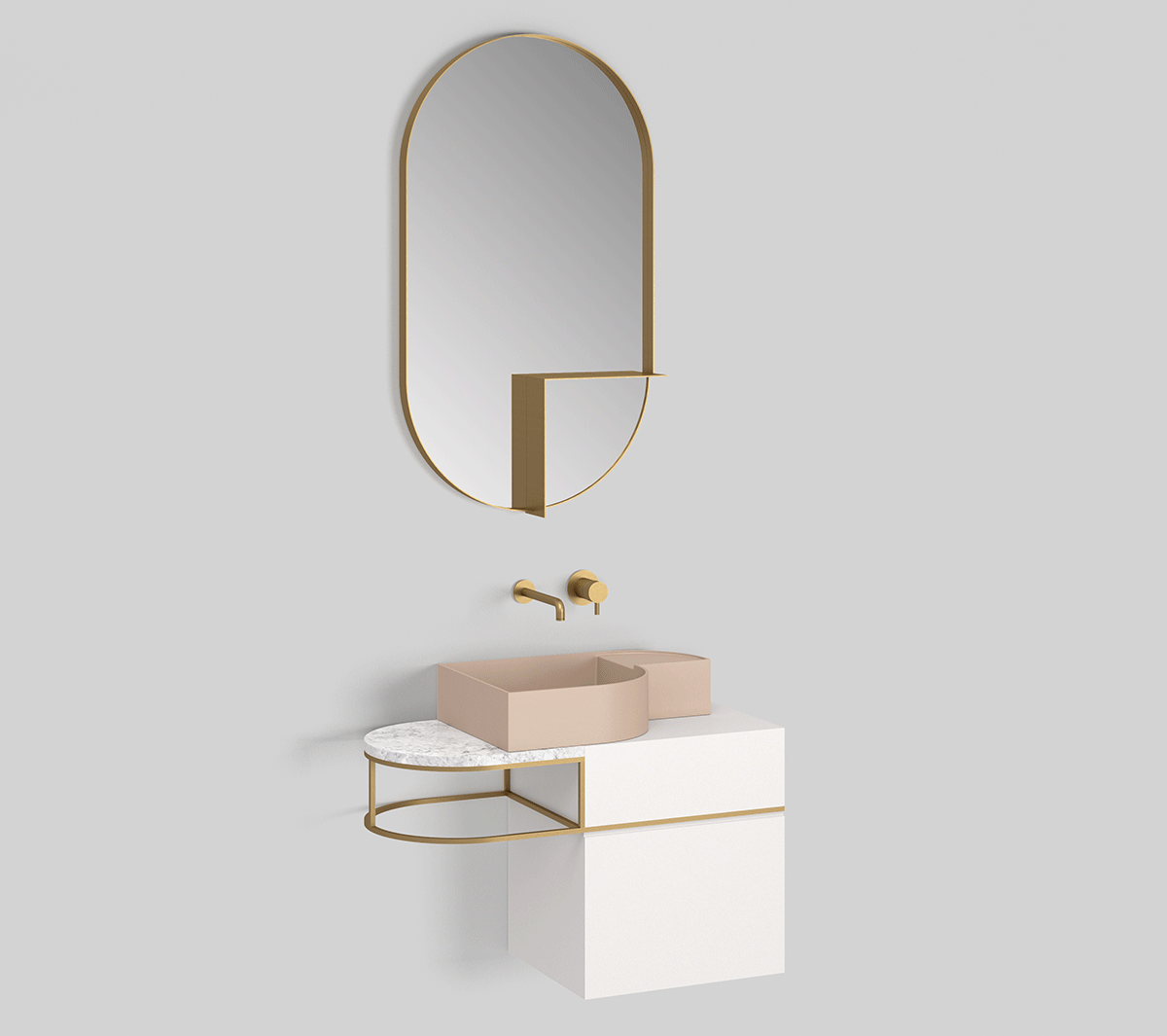 com_EXLAVNOU Накладная раковина на столешницу  прямоугольная Ex.T Nouveau - Вид №1