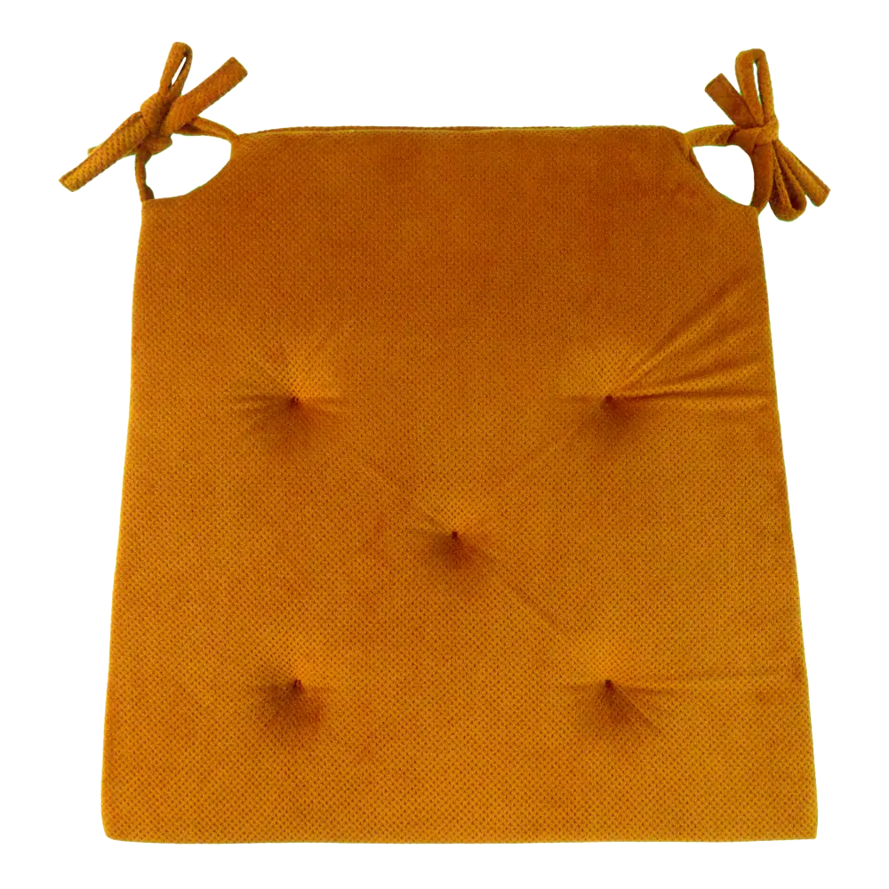 Подушка для стула Linen Way Грид 40/35x4x40 см полиэстер бронзовый STLM-2164564