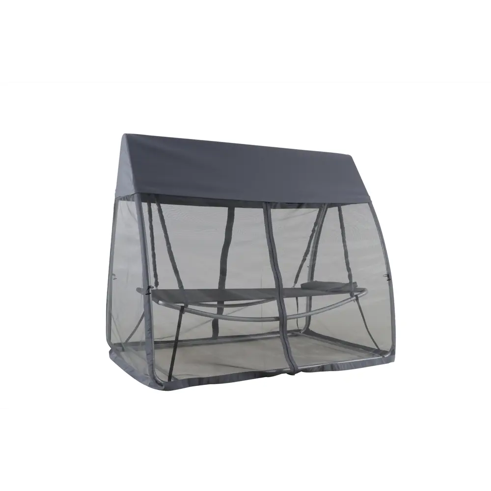 Гамак с москитной сеткой 236x137x204 см серый Santreyd STLM-2008695