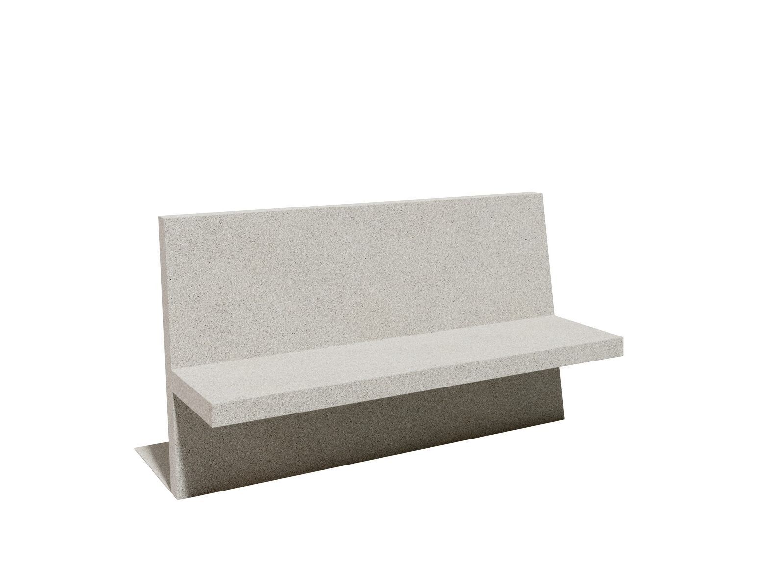Бетонная скамья со спинкой amop Góis ARCH-00105398