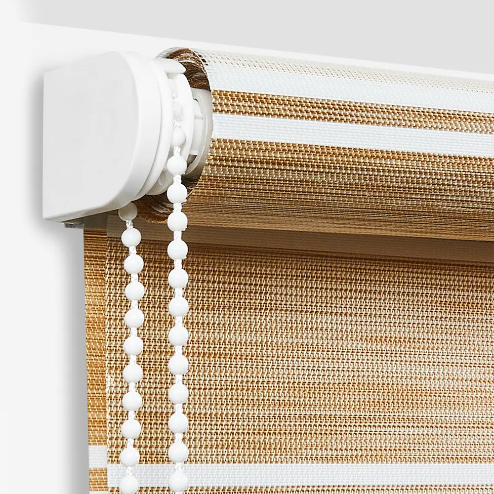 Штора рулонная день-ночь Дэли 100x160 см бежевая MIAMOZA STLM-2085112 - Вид №2