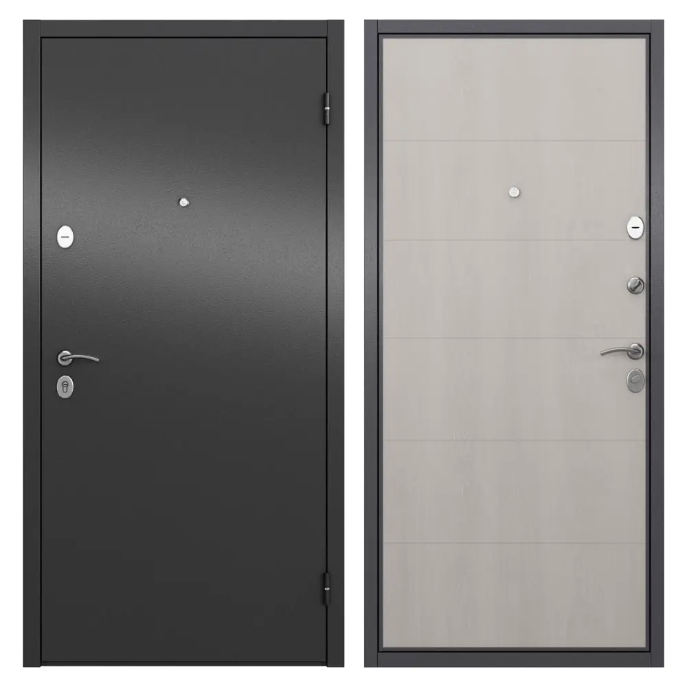 Дверь входная металлическая Берн 95x205 см правая цвет белое дерево 82858711 STLM-2164101 TOREX 