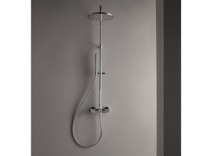 Латунная настенная душевая колонна с душем