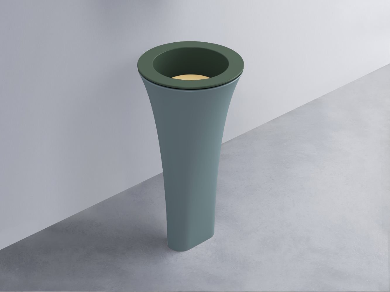 AMLA45-MU+AMPILT-CN+AMCOLT-PL Раковина Amedeo Tondo отдельностоящая cielo Enjoy + Amedeo Ceramica Cielo