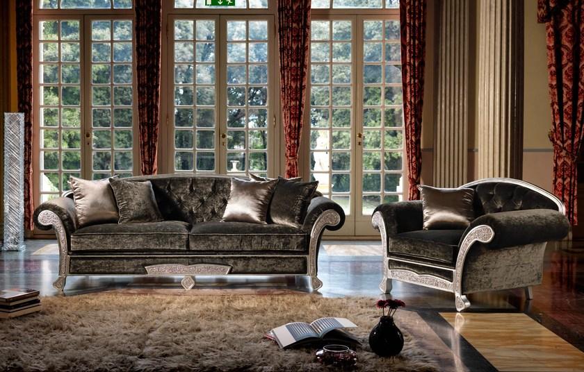 Domingo Salotti 3-местный диван-кровать с тафтингом Trevi sun-id-1505494 - Вид №7