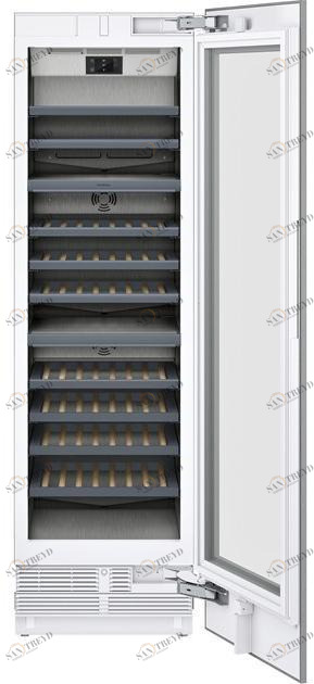 Gaggenau Холодильник для вина из нержавеющей стали со стеклянной дверцей Serie 200 Rw466364 
