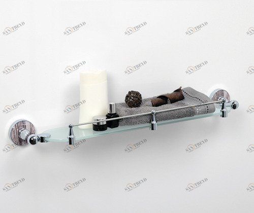 Regen K-6944 Полка стеклянная с бортиком Santreyd 