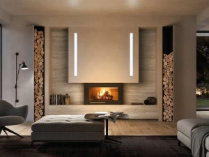 PALAZZETTI Облицовка камина травертином