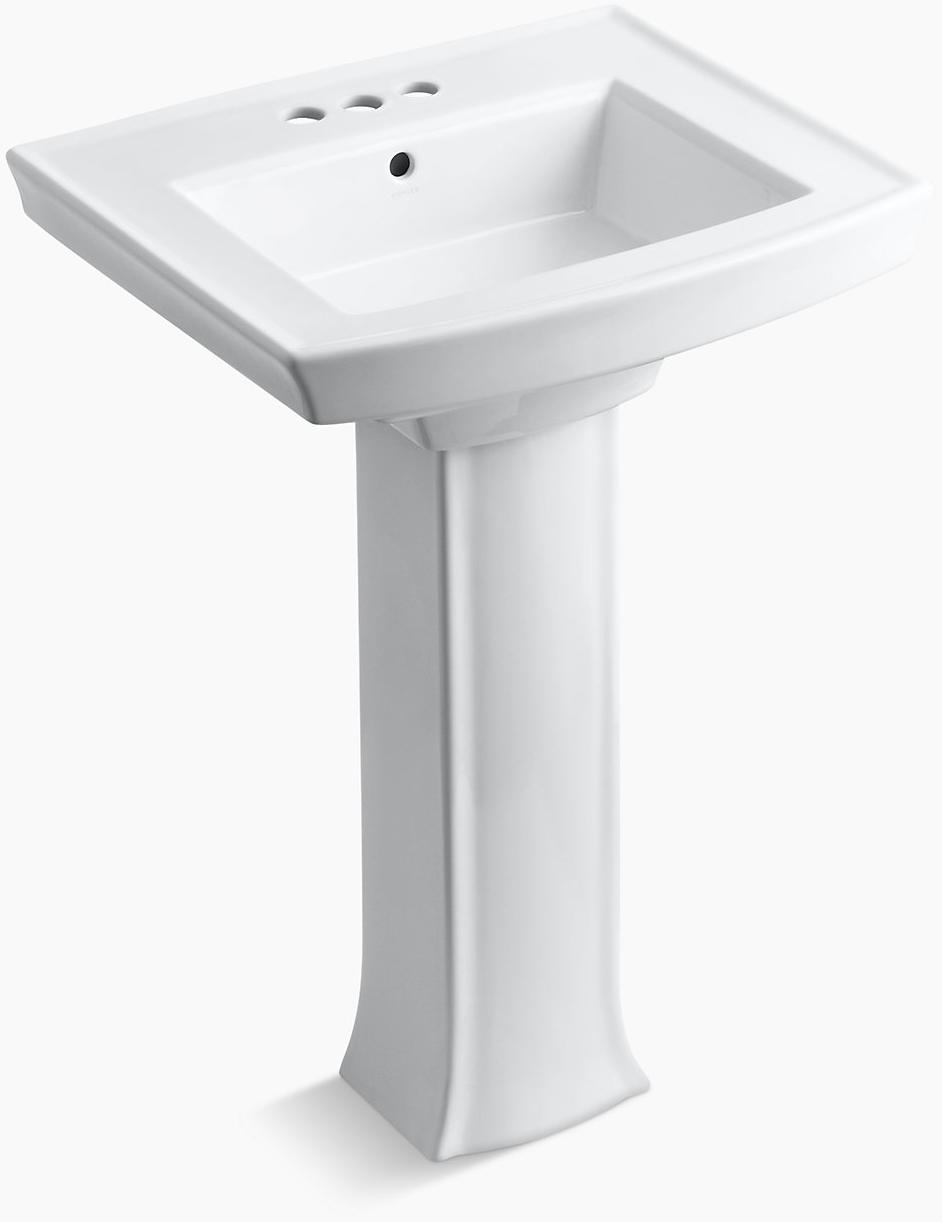 K-2359-4-NY Напольная раковина стоящая прямоугольная Kohler  - Вид №1