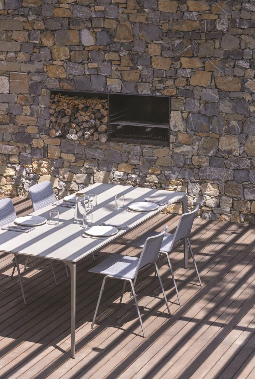 FAST Прямоугольный садовый стол из керамогранита Allsize sun-id-1414674 - Вид №5