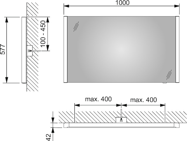 14296002000 Зеркало с подсветкой KEUCO Royal Reflex.2 - Вид №7