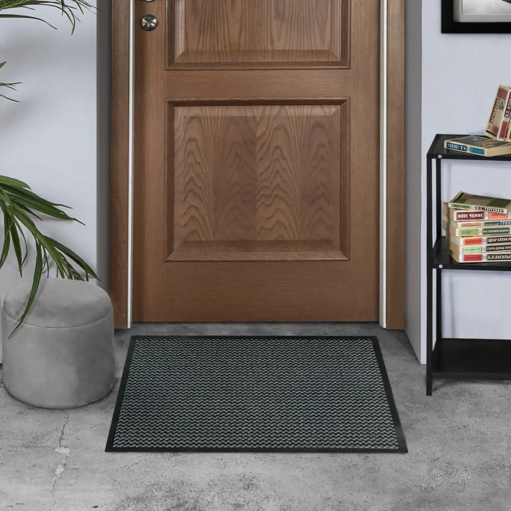 Коврик Велий Нептун 60x90 см полипропилен цвет серый STLM-2146626 - Вид №4