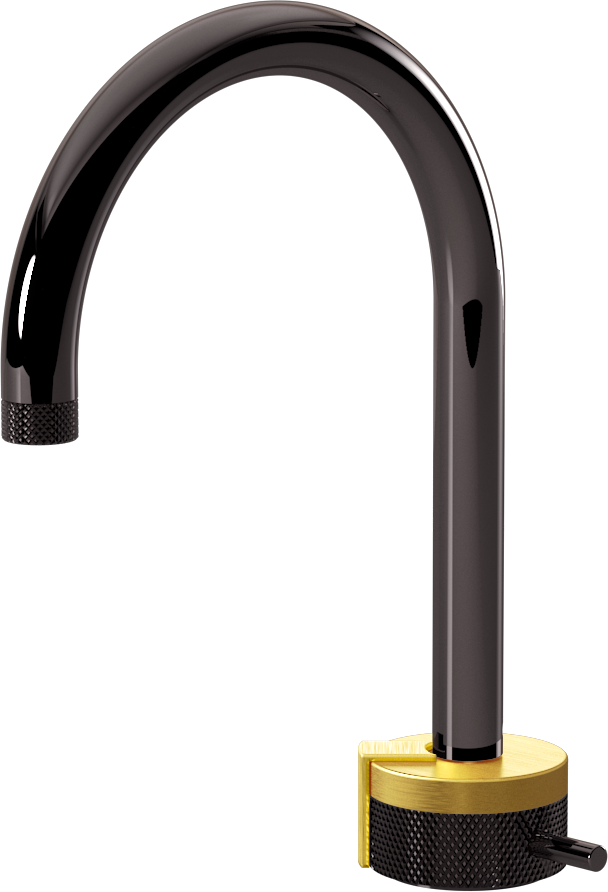 E-11502-R1BAU-L2BB-OX Однорычажный прогрессивный смеситель для раковины - излив 16см GRAFF MOD+