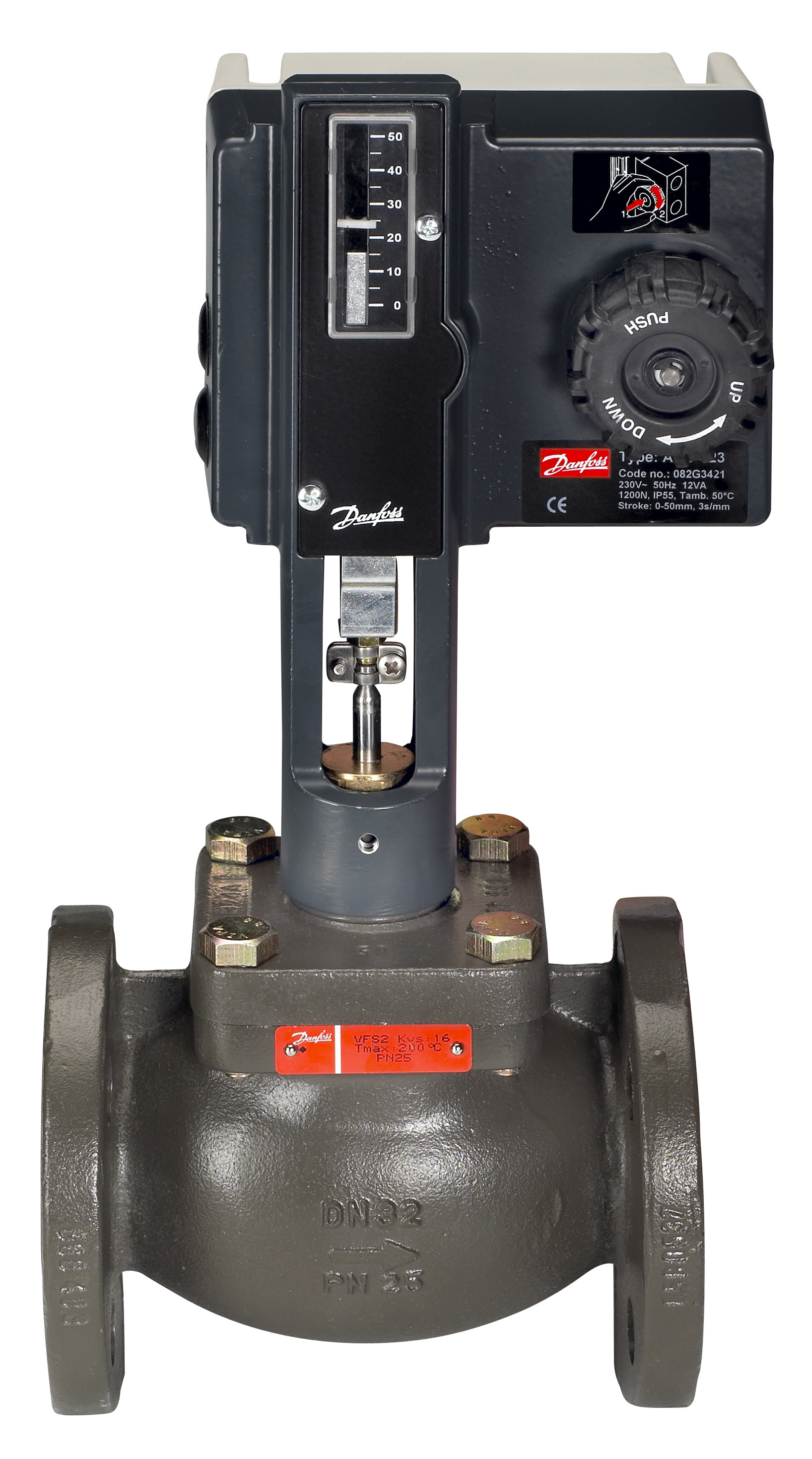 Danfoss Клапан регулирующий VFS 2 фланцевый Клапан регулирующий VFS 2 Ду80 Ру25 065B3380  - Вид №14