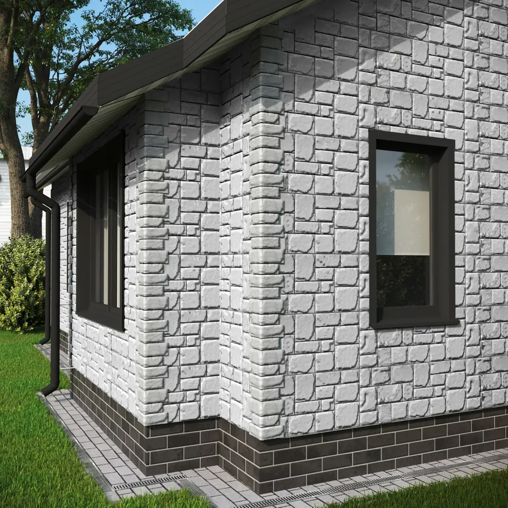 Угол Grand Line 0.4 м крупный камень известняк STLM-2114396 - Вид №1