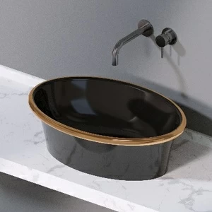 L491104G Накладная раковина на столешницу  овальная A. e T. Italia PRINCESS