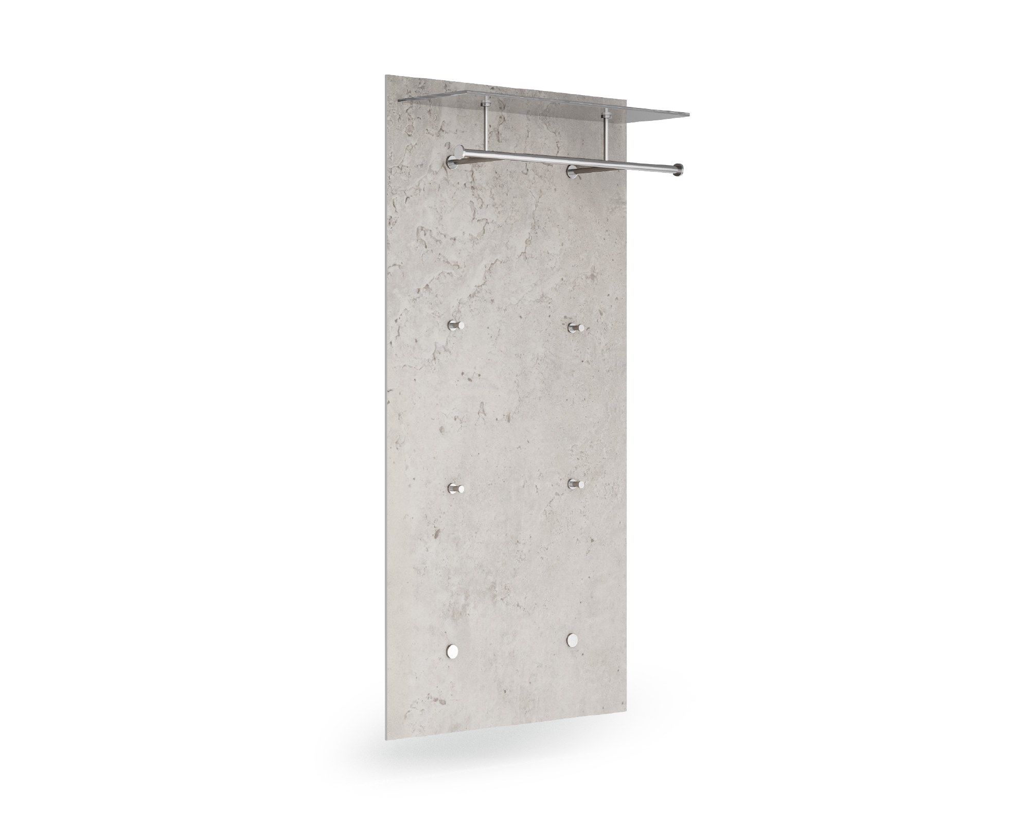 Стальная и стеклянная настенная вешалка SCHNEEWEISS interior Pacific ARCH-00039246 - Вид №1