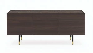 Calligaris Комод из фанерованной древесины с распашными дверцами Horizon Cs6017-4a