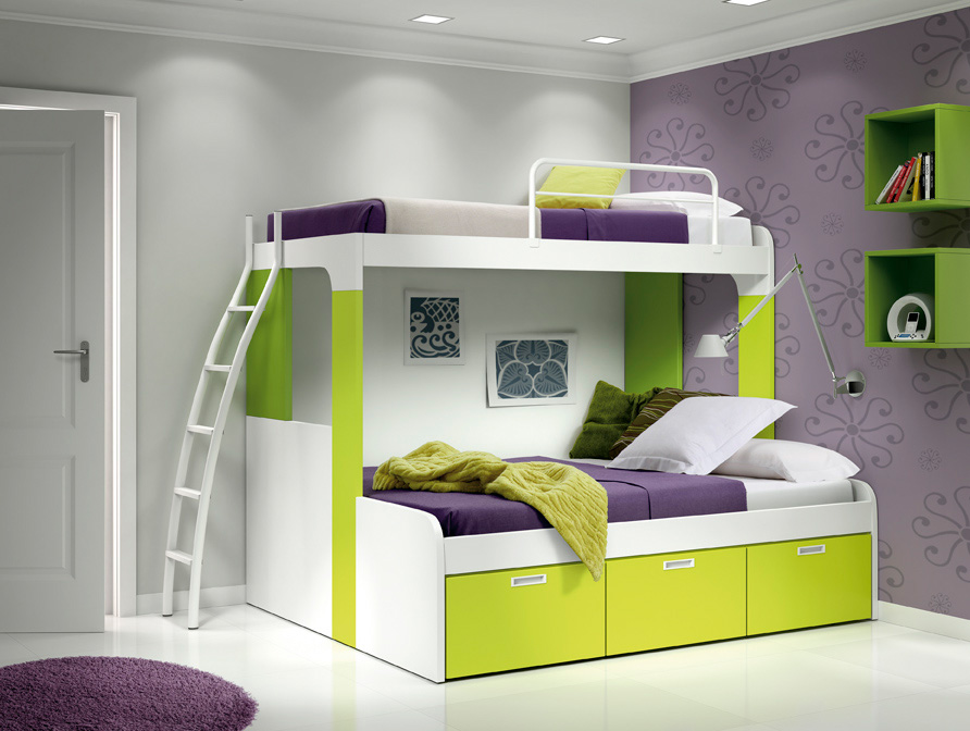 001096 Двухъярусная кровать 76 Arasanz Santreyd 