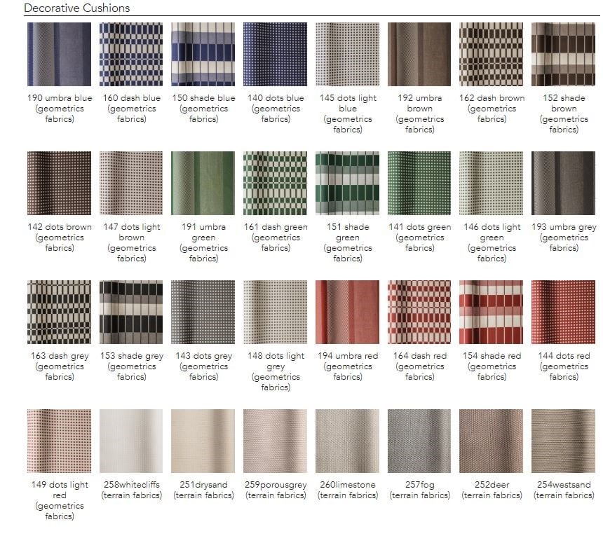 3-местный тканевый мягкий садовый диван Kettal Bitta Lounge ARCH-00063982 - Вид №8