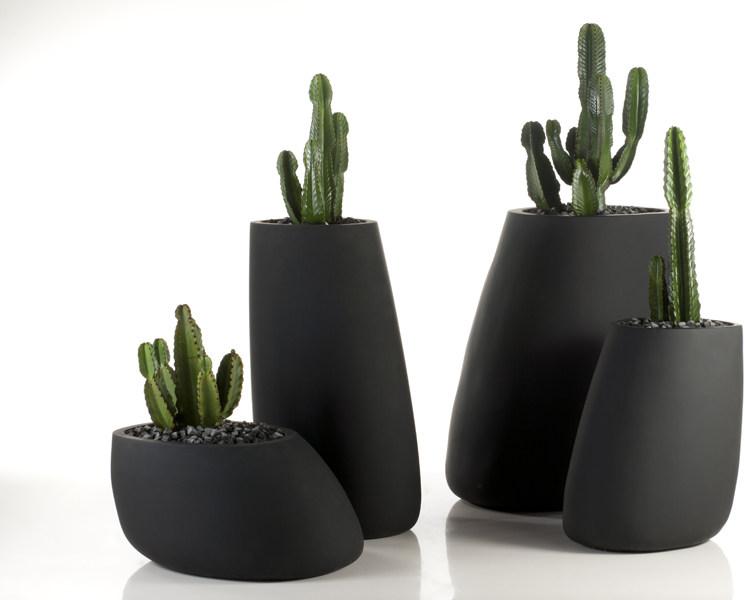 VONDOM Яркий полиэтиленовый садовый горшок Stones sun-id-1358741 - Вид №3