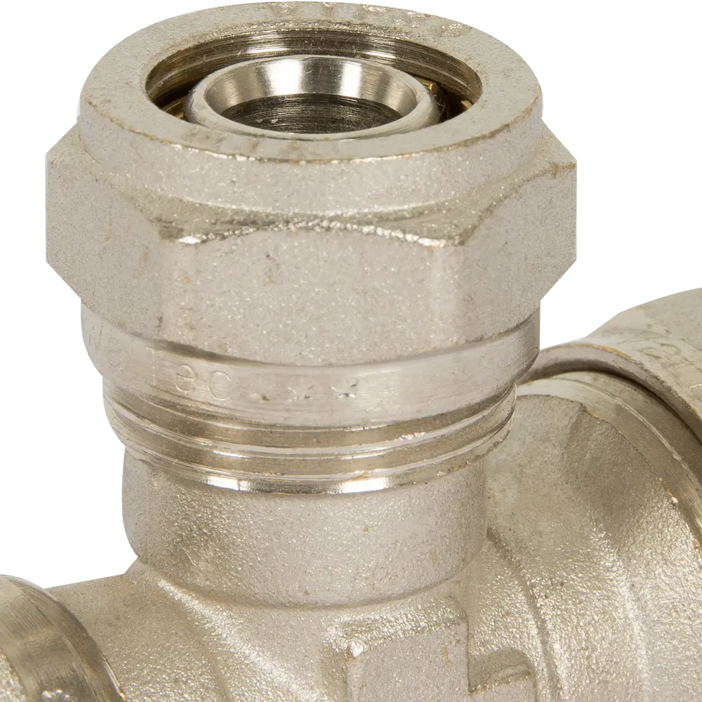 Тройник переходной Valtec 26x20x20 мм никелированная латунь VTM.331 STLM-2032744 - Вид №1