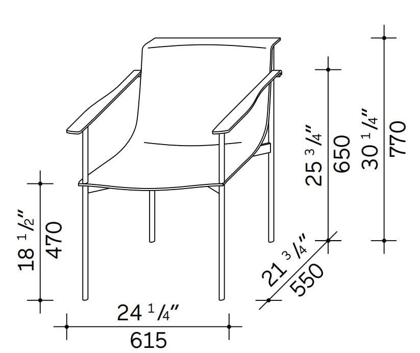 Стул с подлокотниками Lema тень ARCH-00090476 - Вид №6