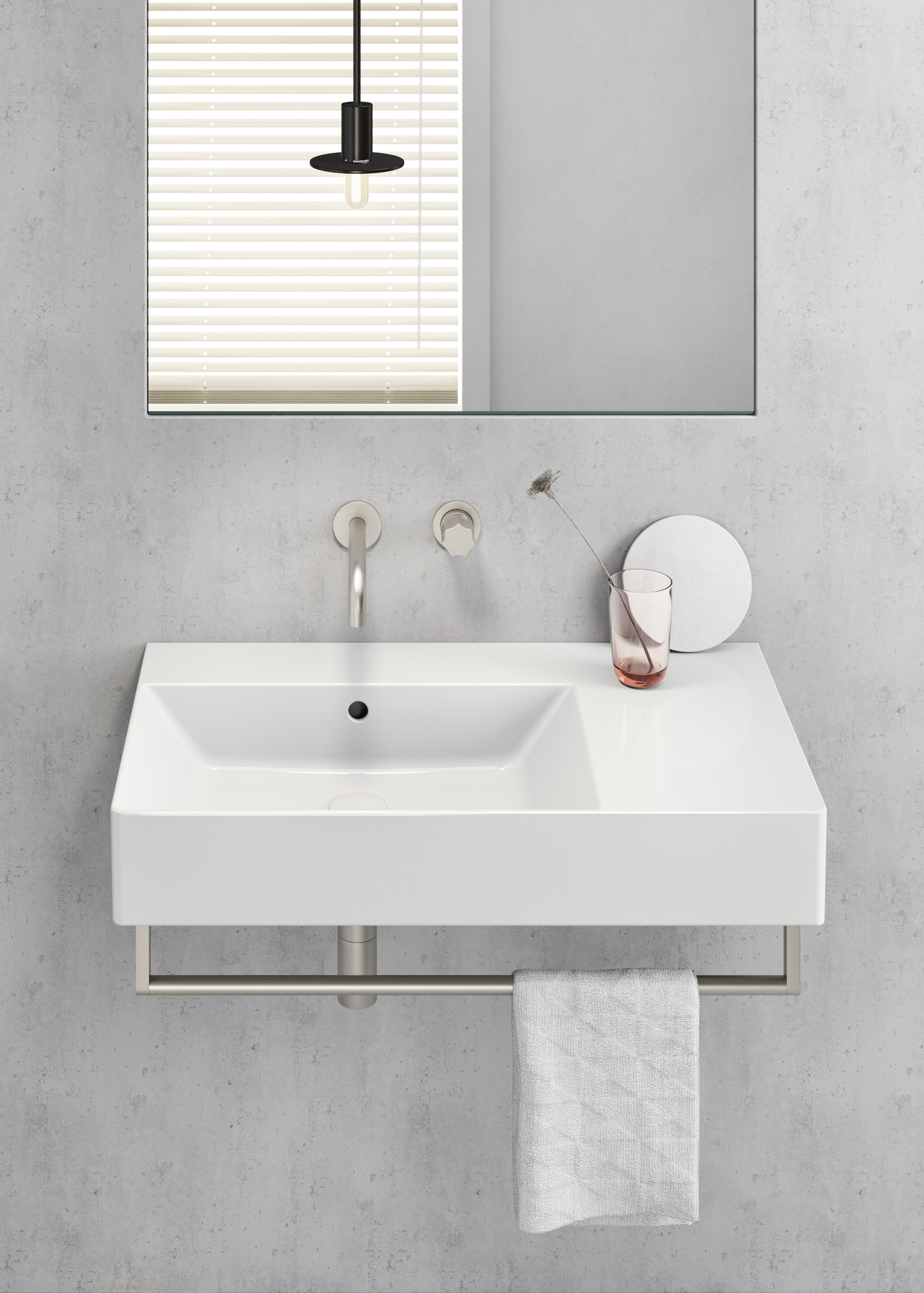 9456111 Подвесная раковина настенная овальная GSI ceramica  белая  - Вид №2