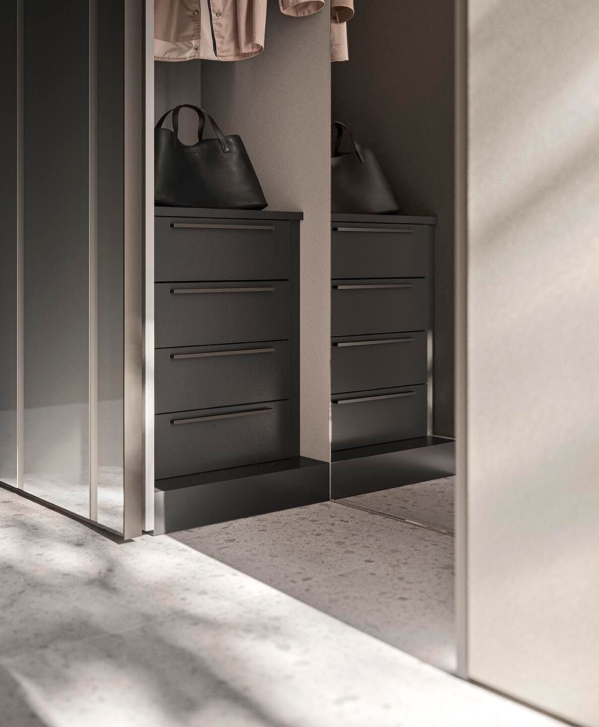 Гардеробная с оборудованным отсеком Alf DaFrè покер ARCH-00026188