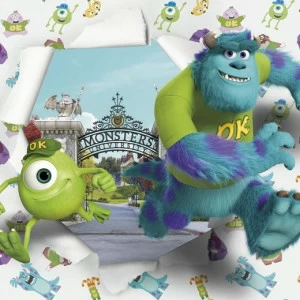 8-471-Monsters-University-Wallbreaker Фотообои Komar Disney 2.54х3.68 м