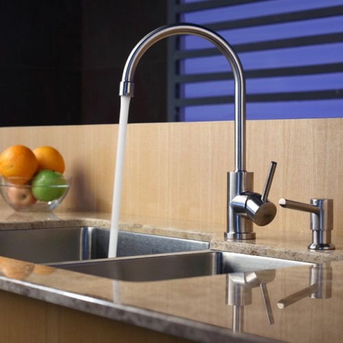 KHU123-32-KPF2160-KSD33BN Накладная раковина на столешницу  прямоугольная Krausru  - Вид №3