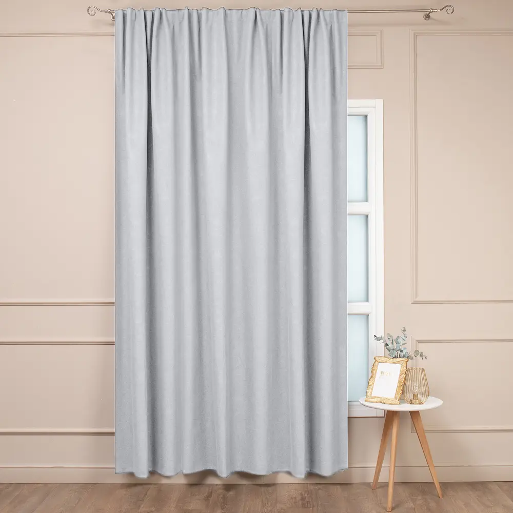 Штора на ленте блэкаут 200x280 см цвет белый AMORE MIO STLM-2114354 - Вид №7