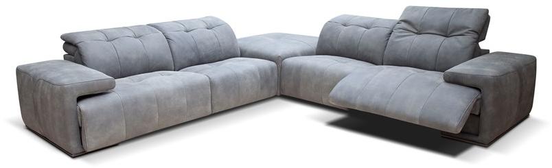 Rossini Sofas Секционный раскладывающийся кожаный диван sun-id-1358523 - Вид №1