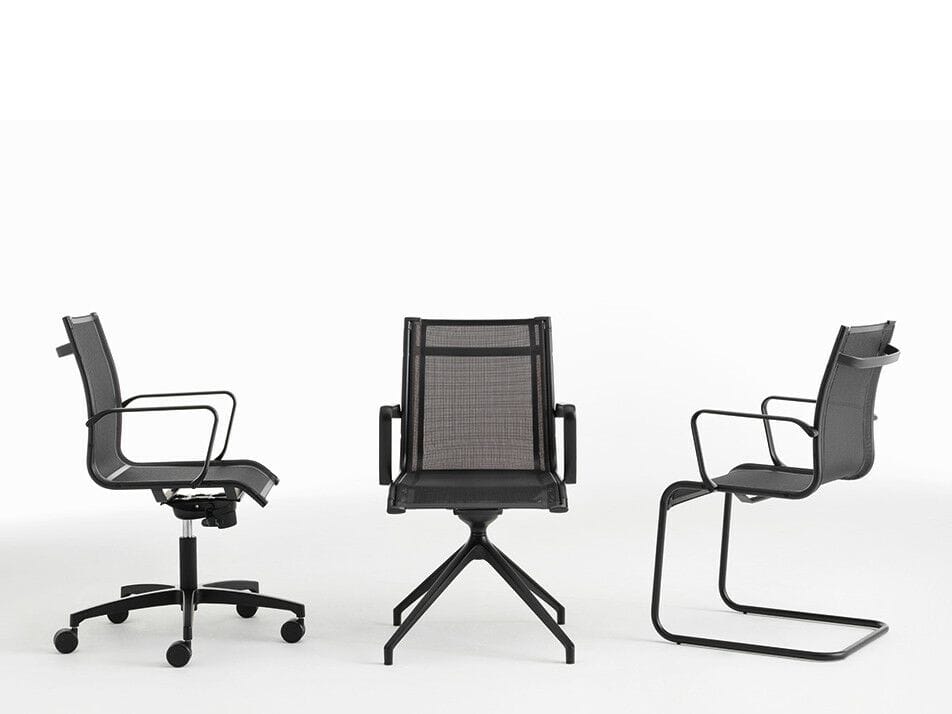 Вращающееся офисное кресло с сетчатым подлокотником с 5 спицами Nahu Aalborg Air ARCH-00084306 - Вид №1