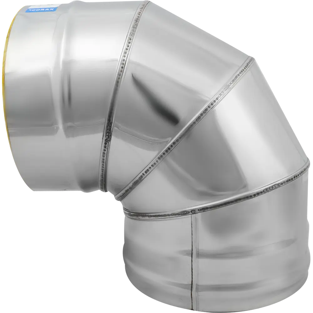 КОРАКС Утепленный отвод 90° для дымохода D115x200 мм 89888533 STLM-0080148