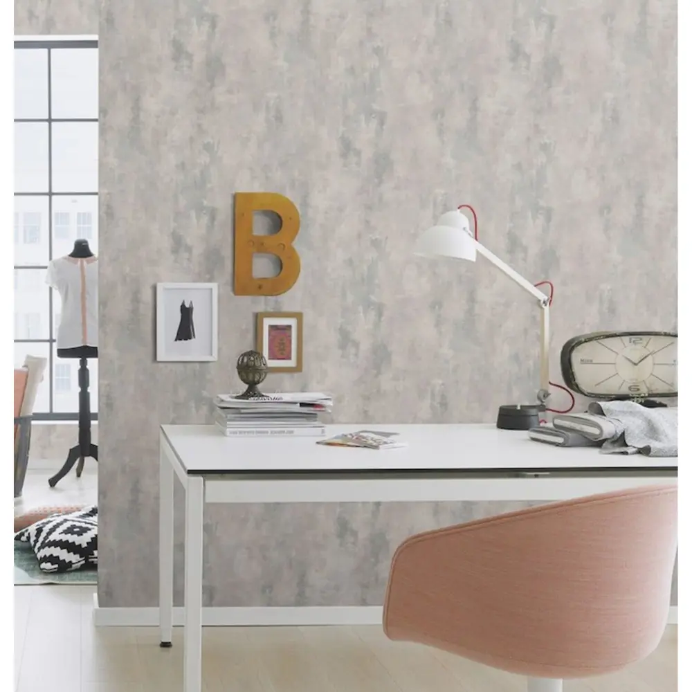 Обои флизелиновые Rasch Selection Vinyl Vlies серые 0.53 м 418248 Selection Vinyl/Vlies STLM-2202208 - Вид №5