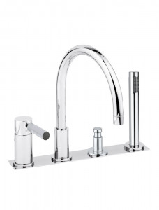 0101/2/P/A Bellosta Rubinetterie СМЕСИТЕЛЬ ДЛЯ ВАННЫ С ПЛИТОЙ