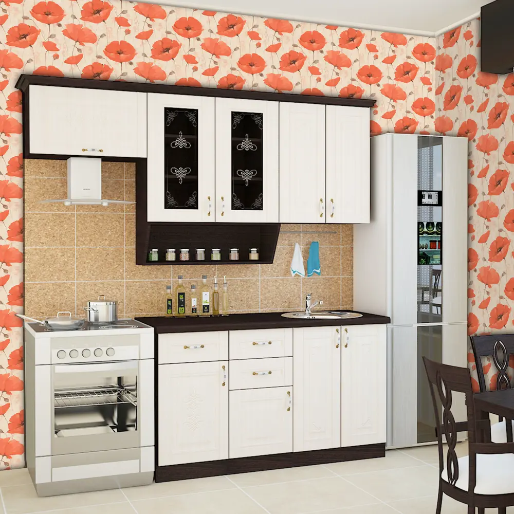 Обои виниловые Маки красные 0.53 м 236- 01 Santreyd STLM-2008624 - Вид №3